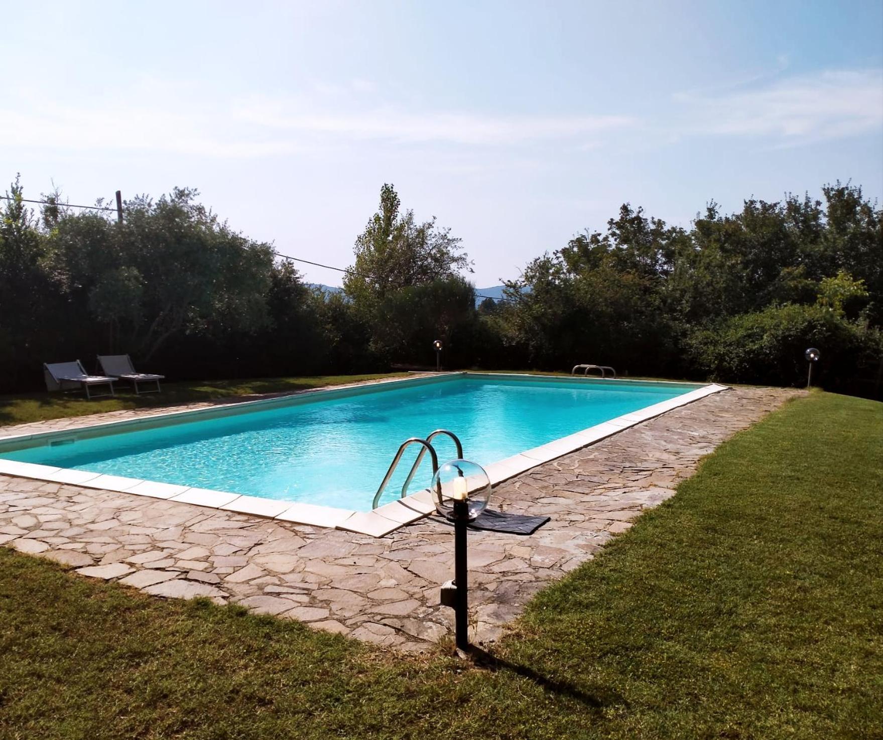 Villa Poggio Al Sole Bio Agriturismo Private Pool Сан-Рокко-а-Пилли Экстерьер фото